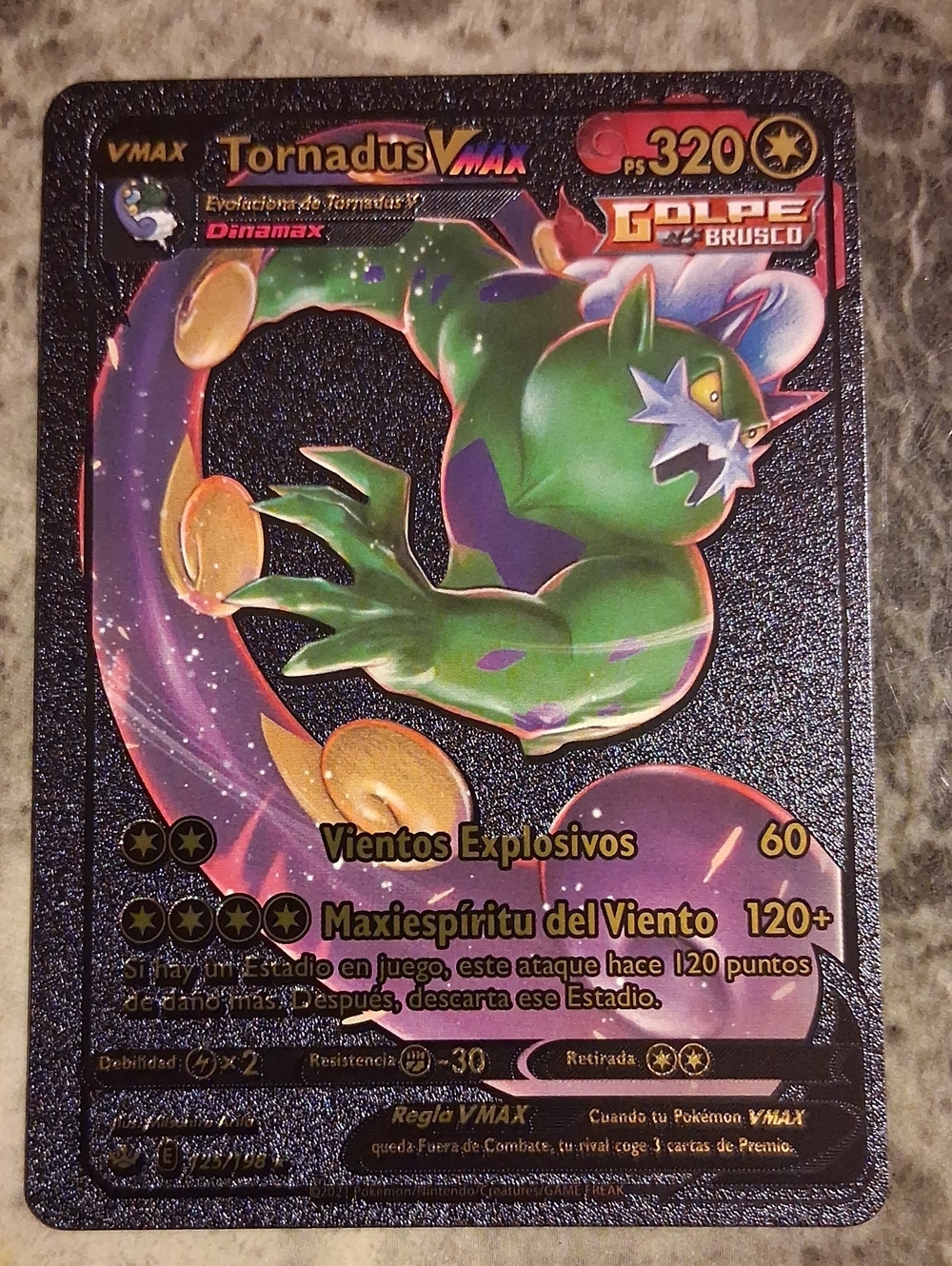 Tornadus VMAX Green Card - VMAX Collectible